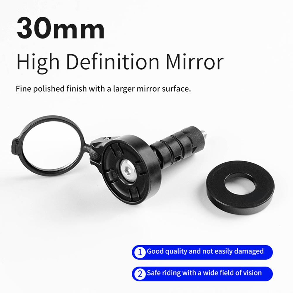 Mirror Handlebar Convex - Cycling Handlebar Convex Mirror Adjustable Rotate