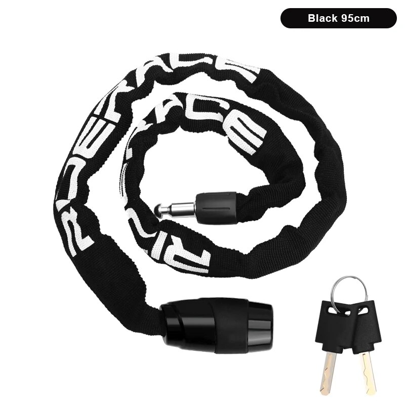 U Lock Heavy Duty - RIDERACE Bicycle Chain Lock Portable Anti-theft