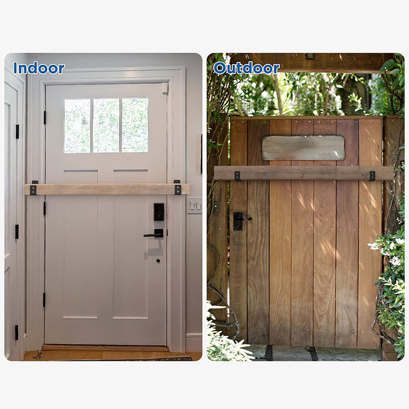 U Lock Heavy Duty - 2x4 Door Barricade Brackets Security Bar