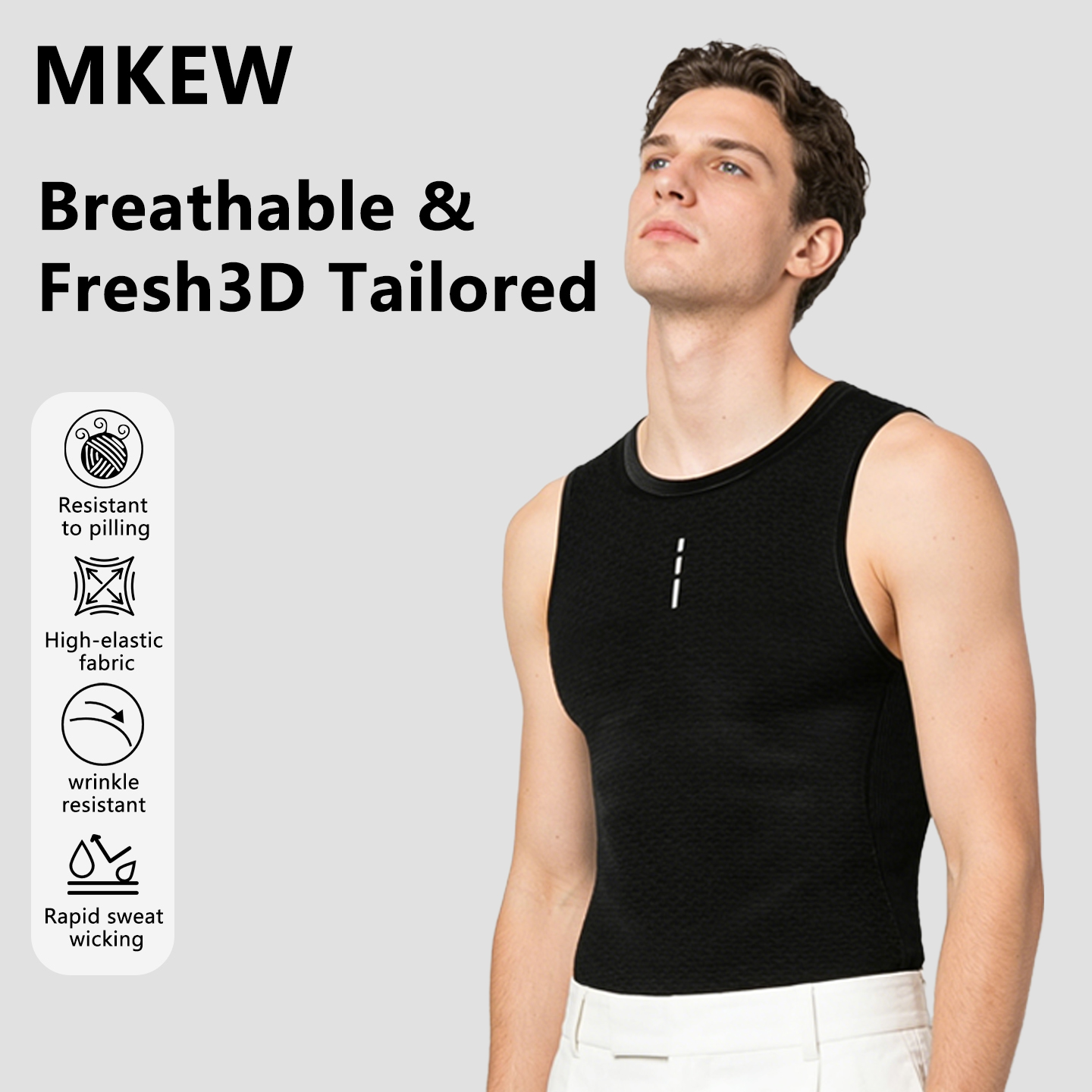 Reflective Vest Cycling - MKEW Cycling Base Layer Reflective Underwear