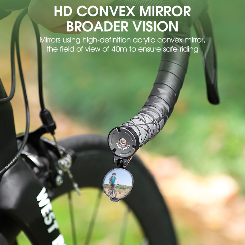 WEST BIKING HD Bike Rearview M - Mirror Handlebar Convex のレビューと価格