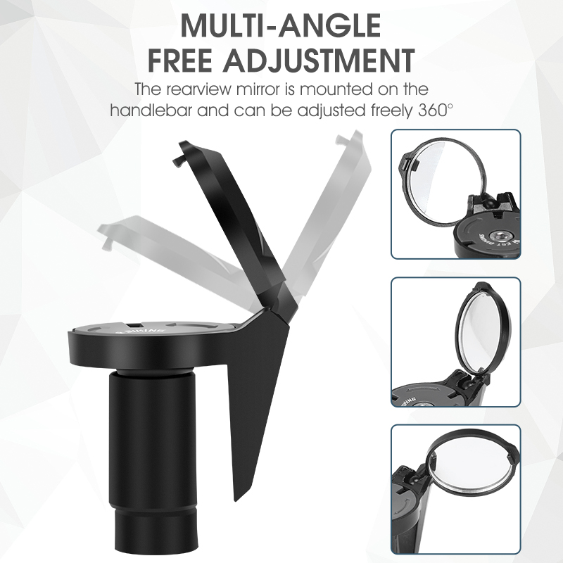 WEST BIKING HD Bike Rearview M - Mirror Handlebar Convex のレビューと価格