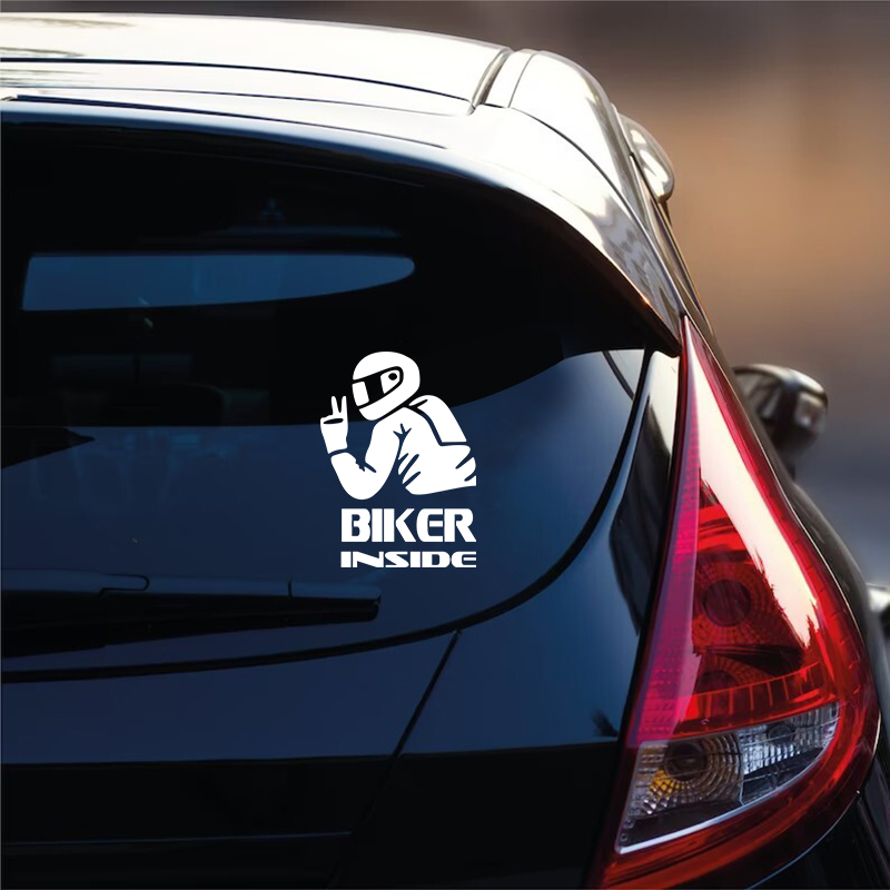 Biker Girl Inside Vinyl Sticke - Cycling Quote のレビューと価格