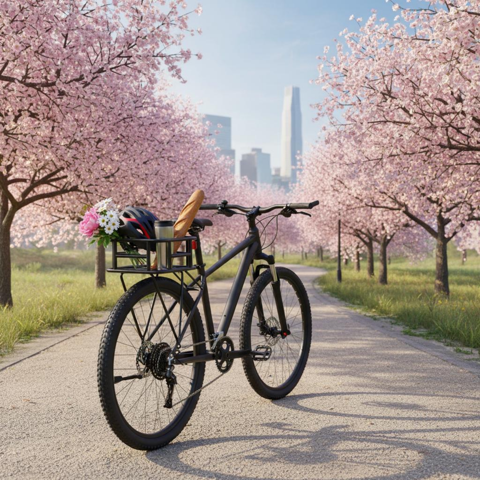 Mountain Bike Rear Basket Rust - Cycling Commute のレビューと価格