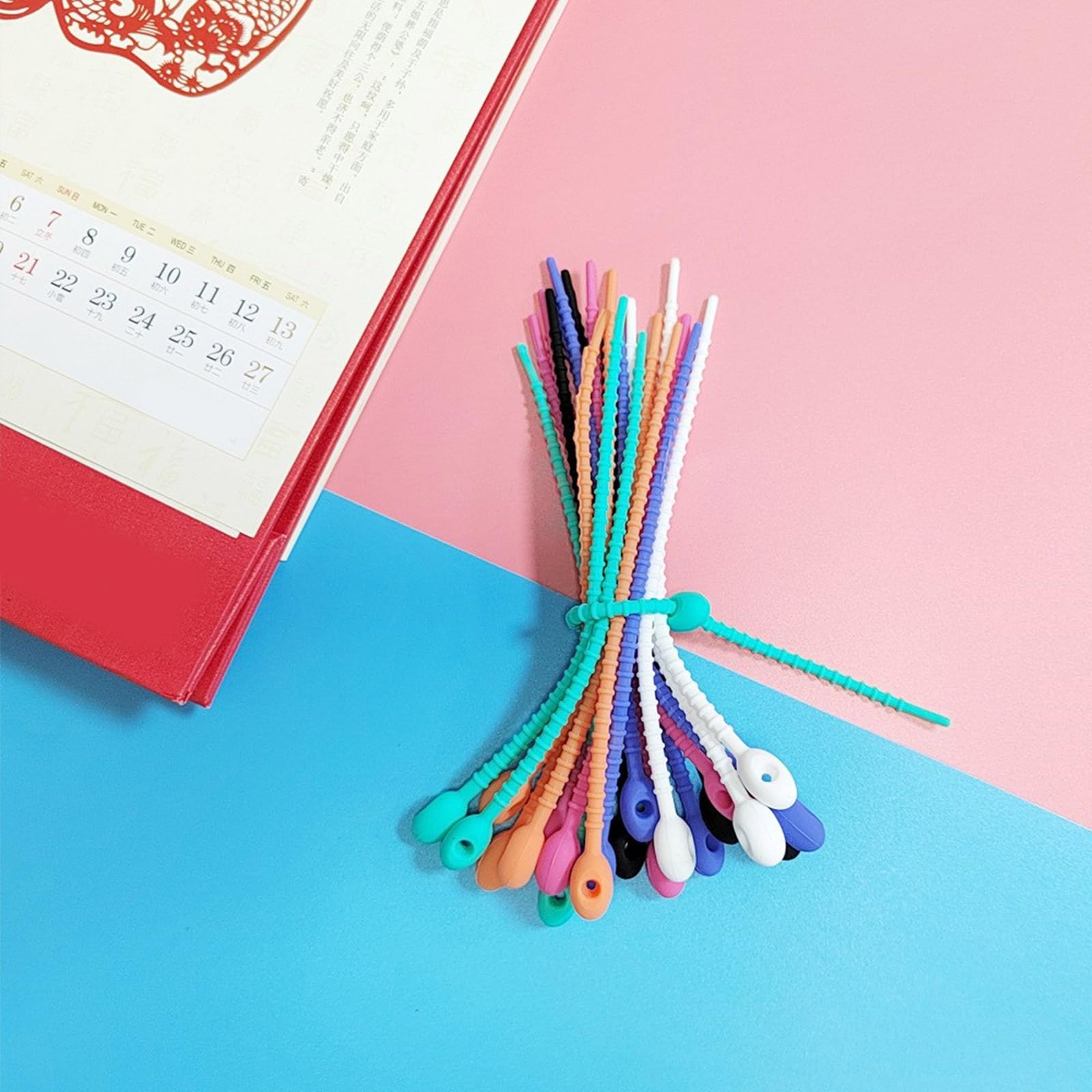 Silicone Cable Ties, 30PCS Reu - Cable Lock Flexible のレビューと価格