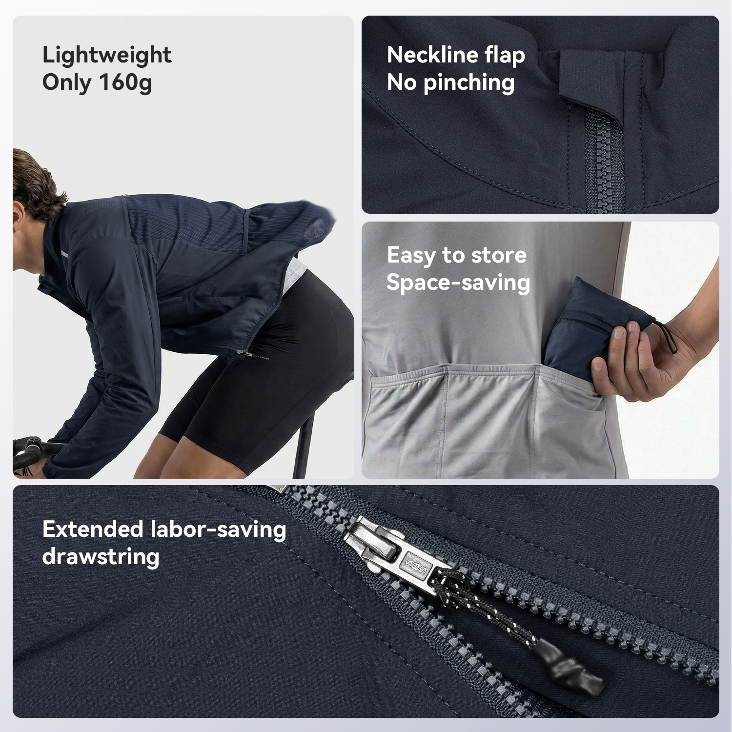 ROCKBROS Cycling Jacket Lightw - Cycling Commute Jacket のレビューと価格