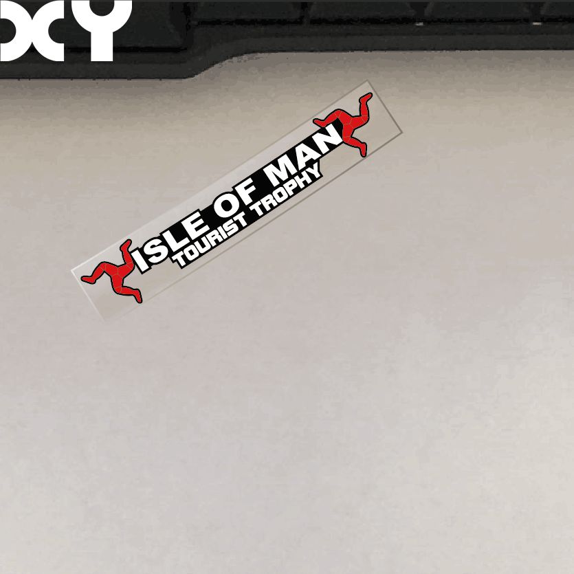TT ISLE OF MAN Car Motor Stick - Cycling Quote のレビューと価格