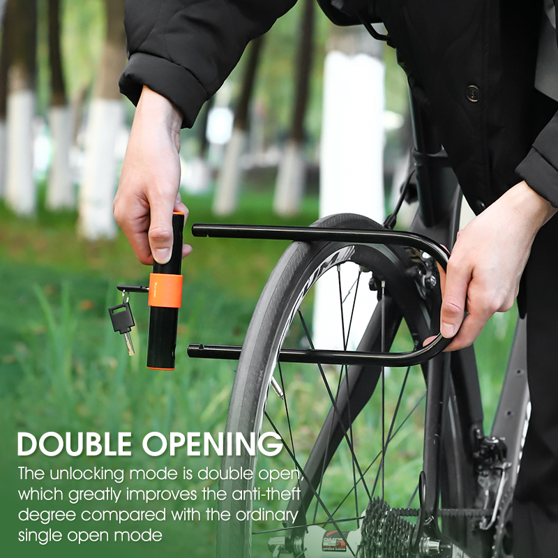 WEST BIKING Carbon Steel Bike  - U Lock Heavy Duty のレビューと価格