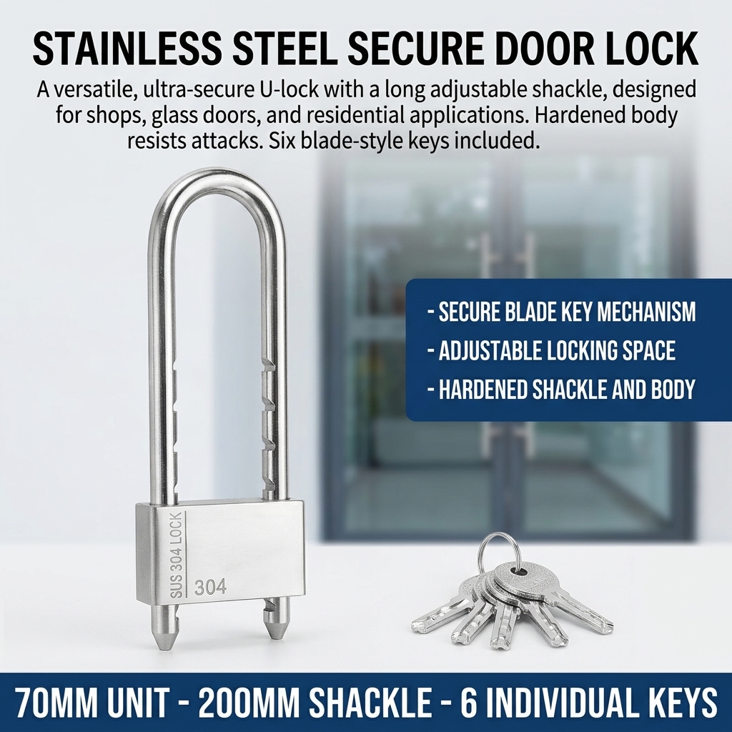 High-Strength U Lock Door Bicy - U Lock Heavy Duty のレビューと価格