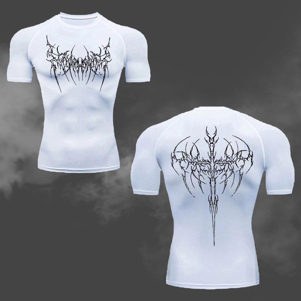 Men's Compression T-Shirt Goth - Cycling Commute Training のレビューと価格