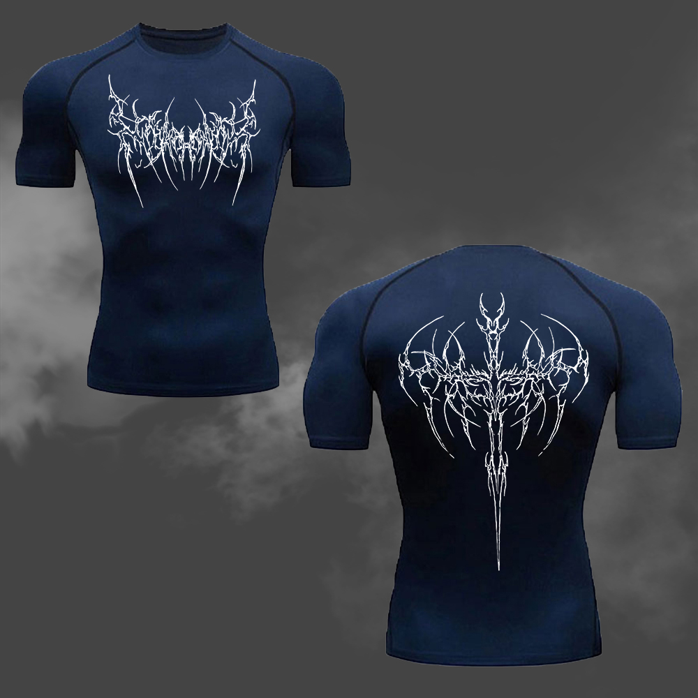 Men's Compression T-Shirt Goth - Cycling Commute Training のレビューと価格