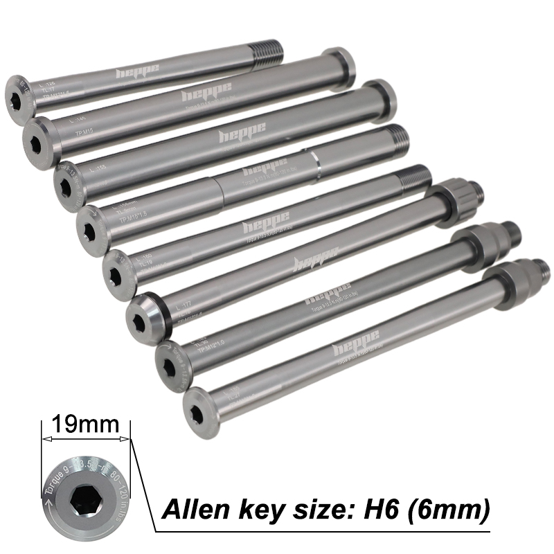 HEPPE Bike Thru Axle MTB Road  - Bike Light Front Rear のレビューと価格