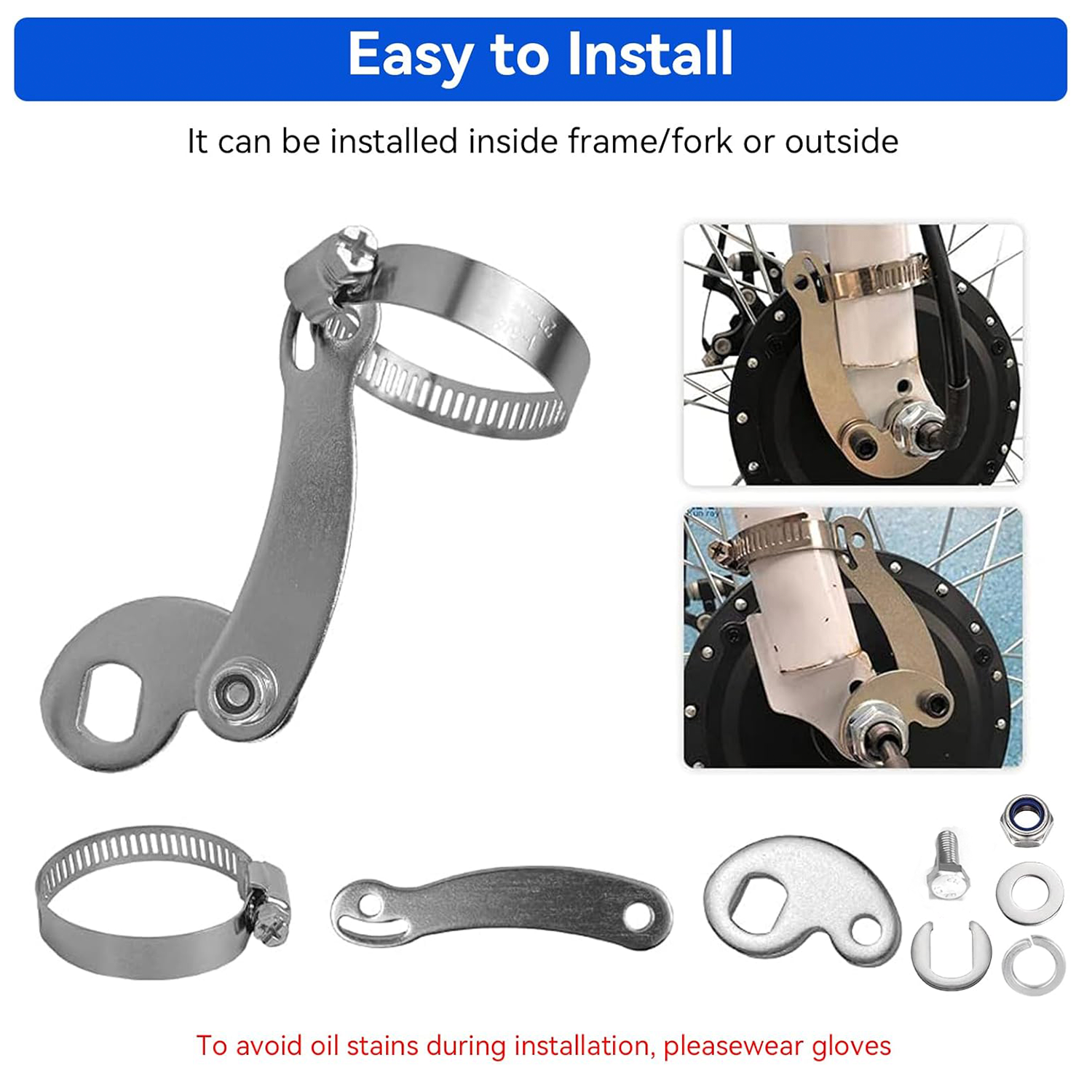2 Sets Torque Arm Conversion K - Dynamo Hub Front のレビューと価格