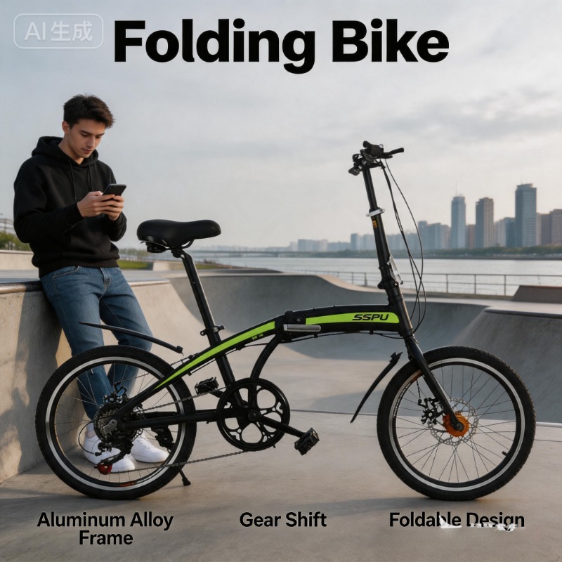 UltraLight 20 Inch Folding Bik - Commuter Biking のレビューと価格