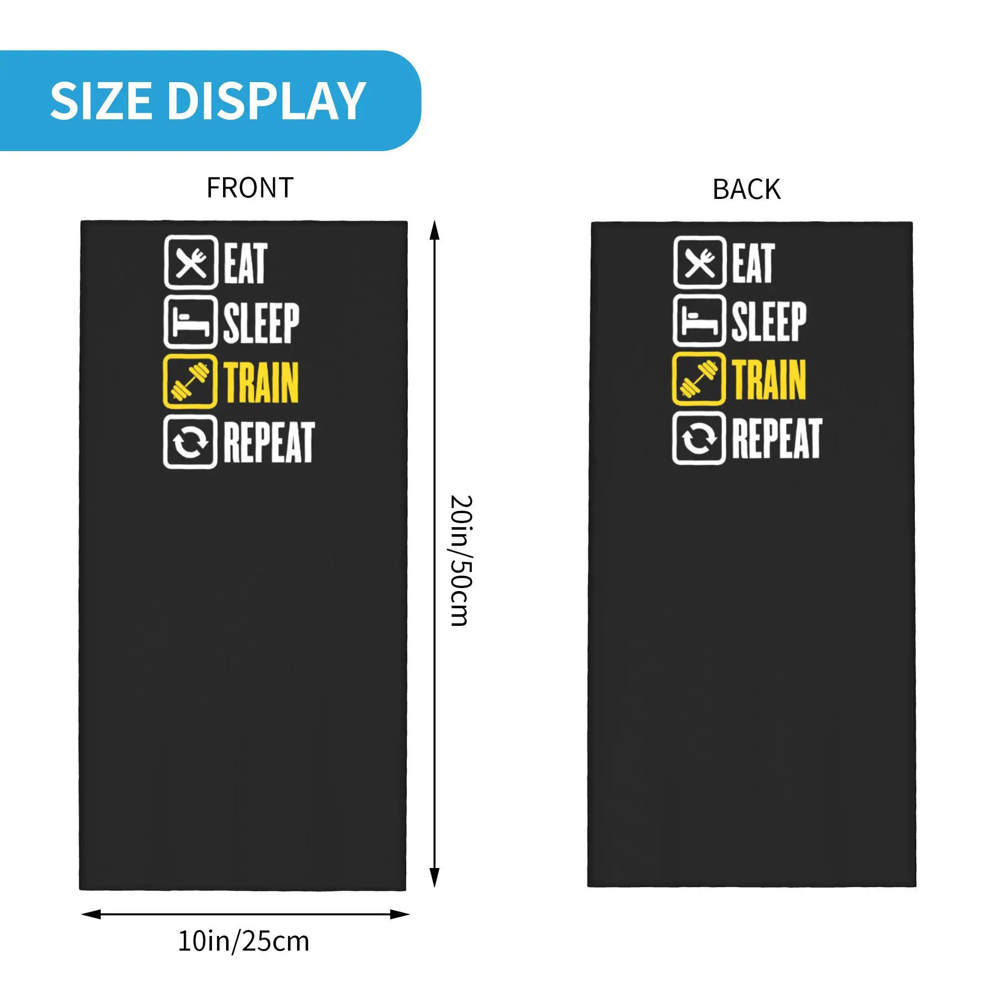 Eat Sleep Train Repeat Gym Mot - Cycling Quote のレビューと価格