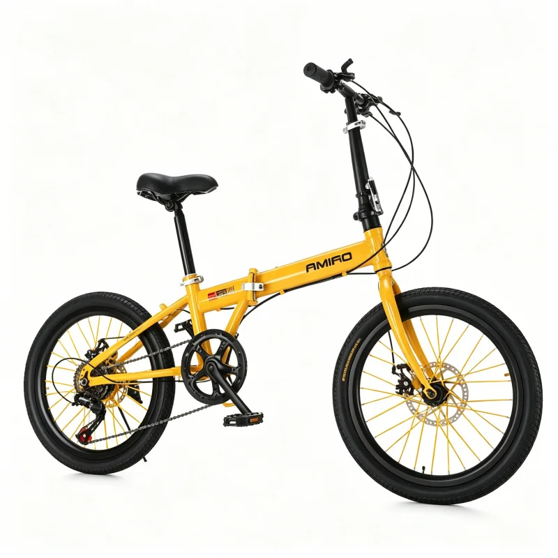 20 Inch Yellow Spoke Wheel Fol - Commuter Biking のレビューと価格