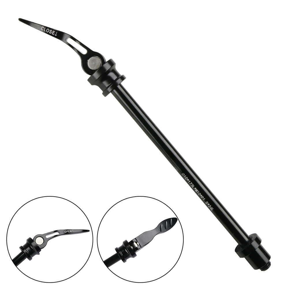 Black 10x135mm Bike Thru Axle  - Dynamo Hub Front のレビューと価格