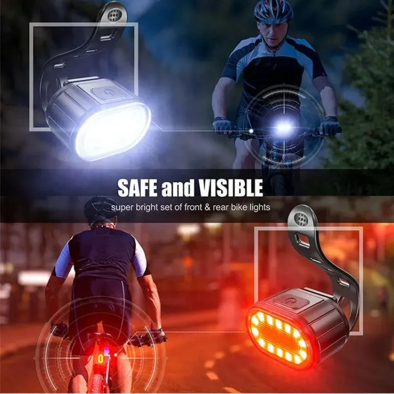 Front Rear Bike Lights Recharg - Bike Light Front Rear のレビューと価格