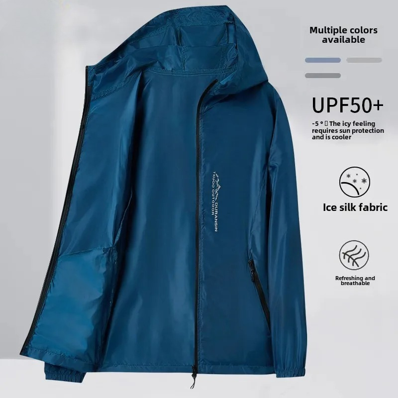 Summer Men's Sunscreen Jacket  - Cycling Commute Jacket のレビューと価格