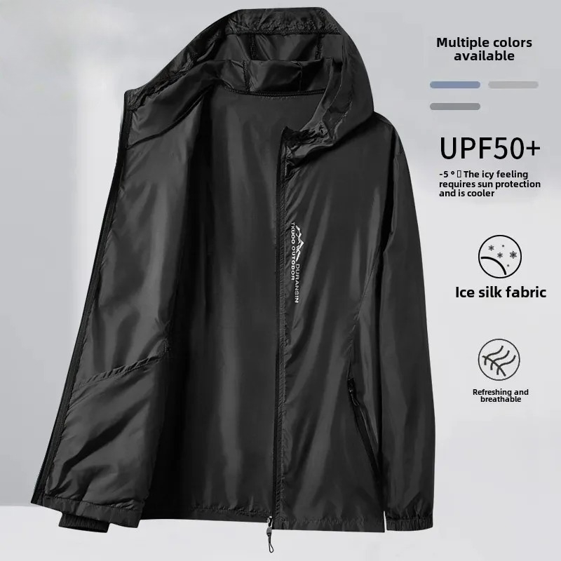 Summer Men's Sunscreen Jacket  - Cycling Commute Jacket のレビューと価格