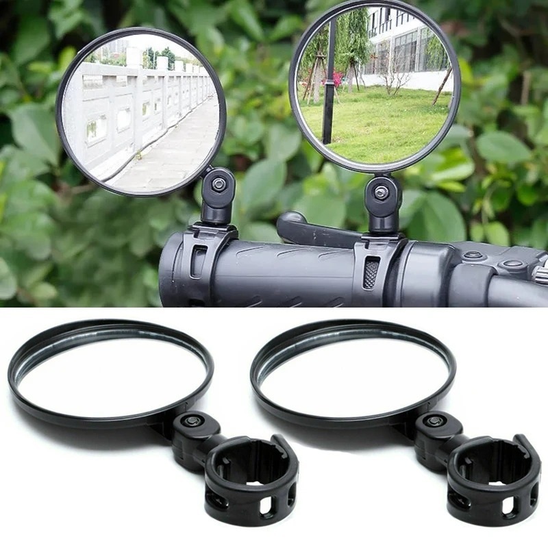 Bicycle Round Auxiliary Mirror - Mirror Handlebar Convex のレビューと価格
