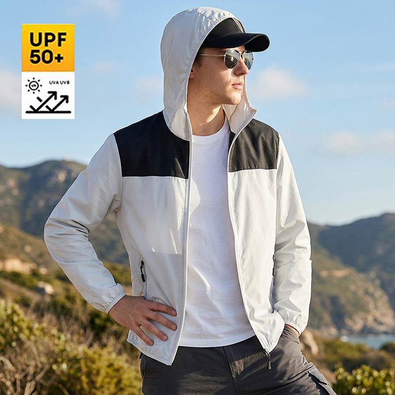 New Summer Men's Sunscreen Jac - Cycling Commute Jacket のレビューと価格
