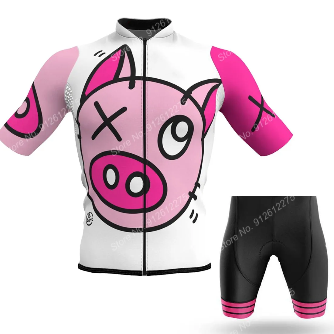 Set Cartoon Comic Pig 2023 Cyc - Cycling Commuter Clothing のレビューと価格
