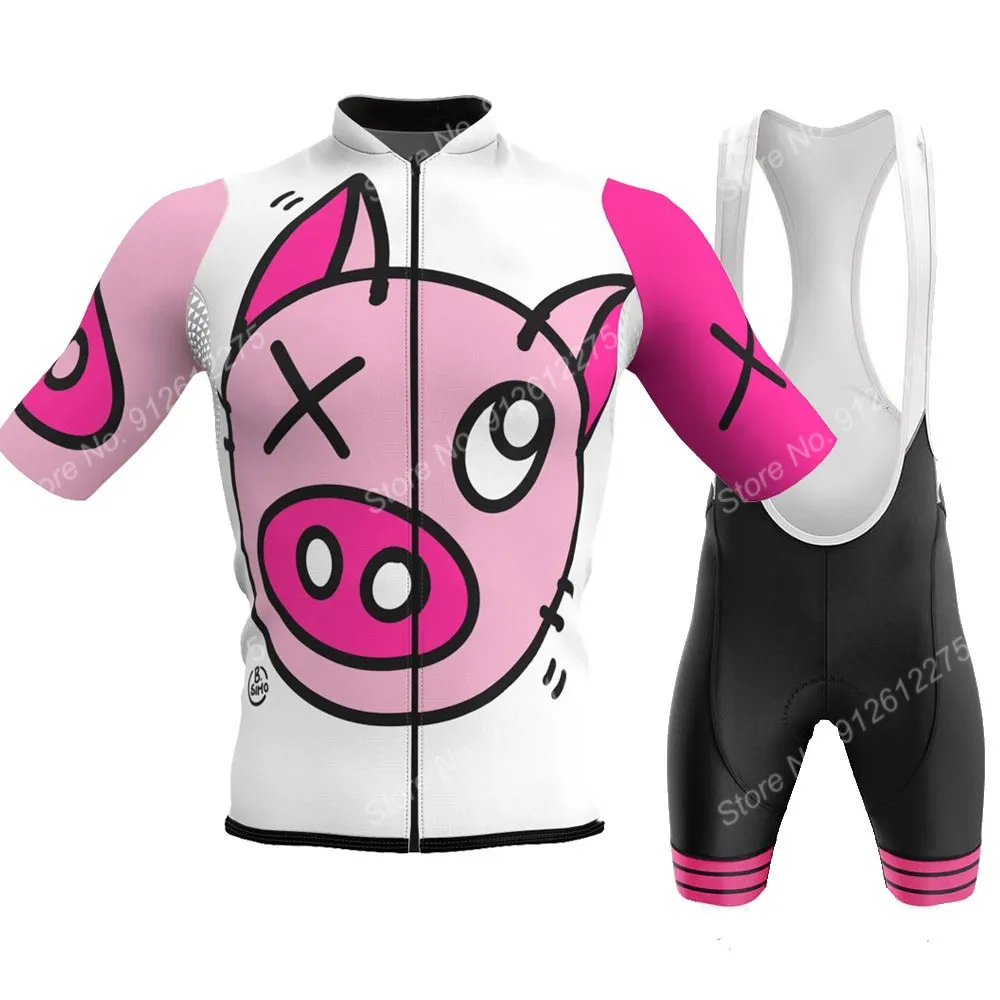 Set Cartoon Comic Pig 2023 Cyc - Cycling Commuter Clothing のレビューと価格