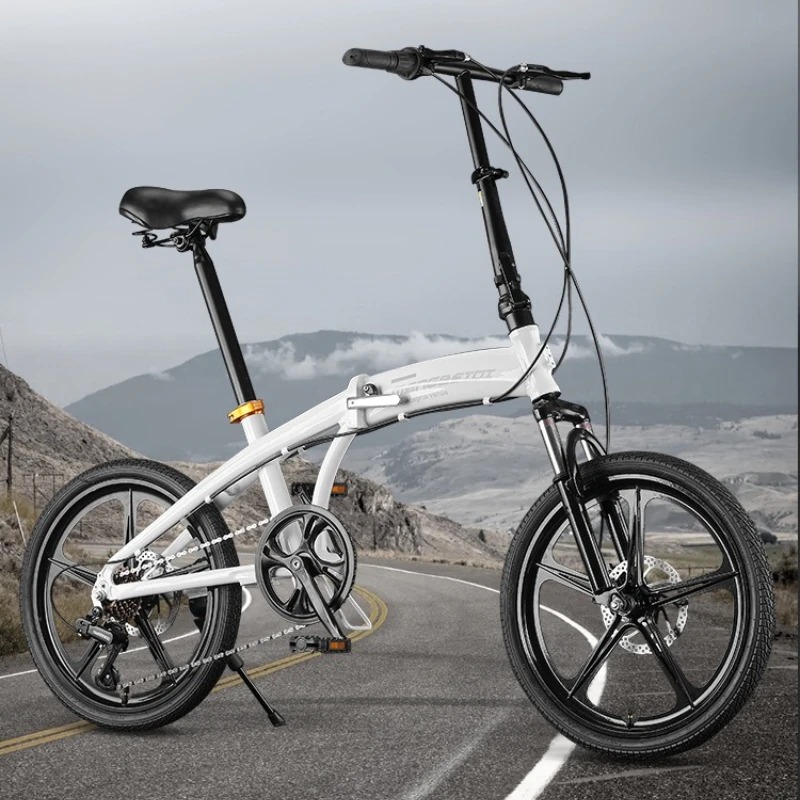 Adult Folding Bike - 20 Inch L - Commuter Biking のレビューと価格