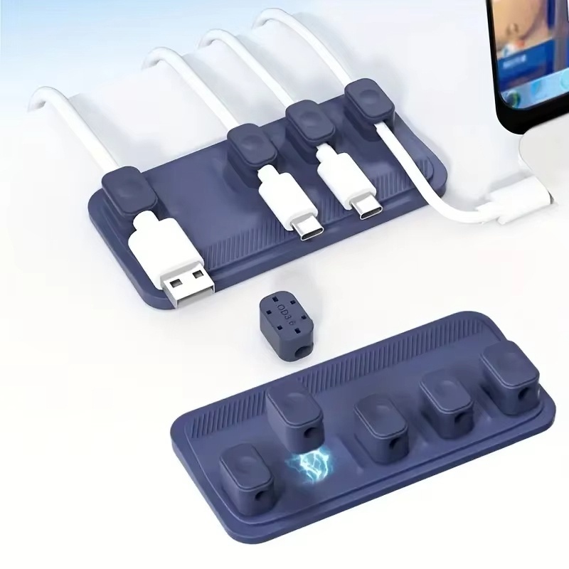 Self-adhesive Silicone Magneti - Cable Lock Flexible のレビューと価格