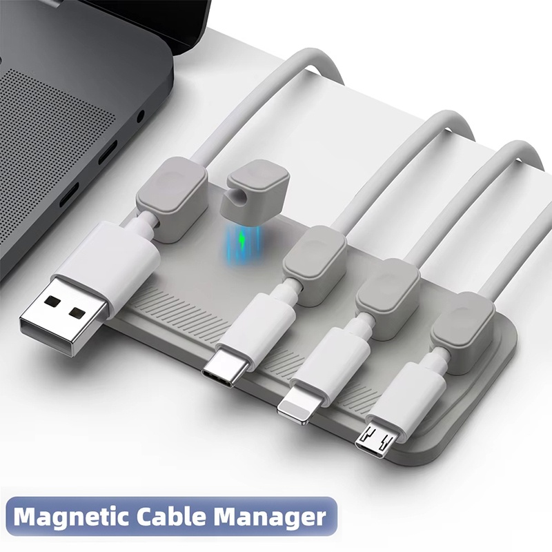 Self-adhesive Silicone Magneti - Cable Lock Flexible のレビューと価格