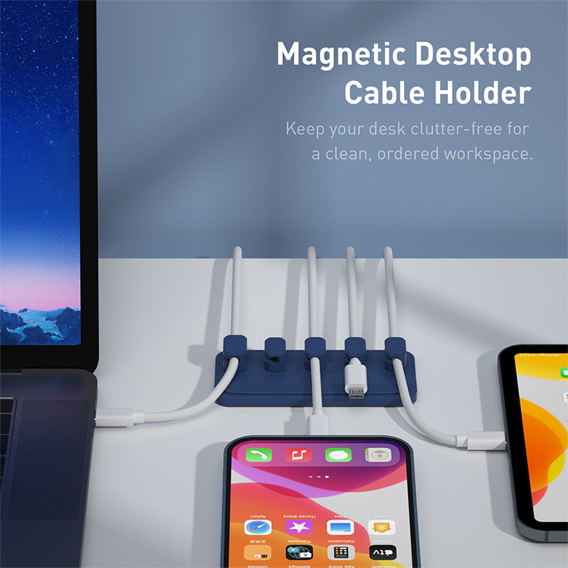 Self-adhesive Silicone Magneti - Cable Lock Flexible のレビューと価格