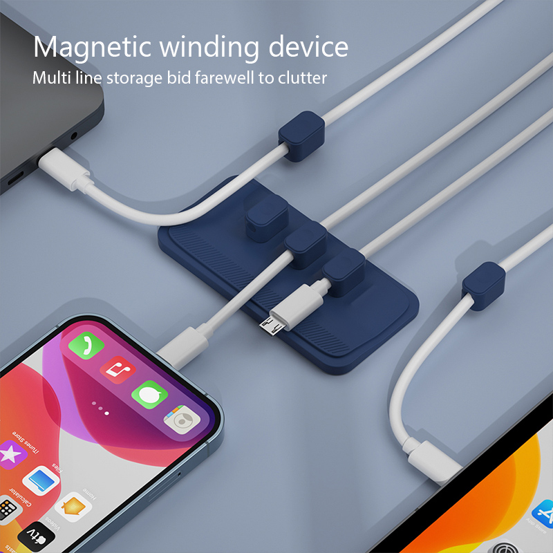 Self-adhesive Silicone Magneti - Cable Lock Flexible のレビューと価格