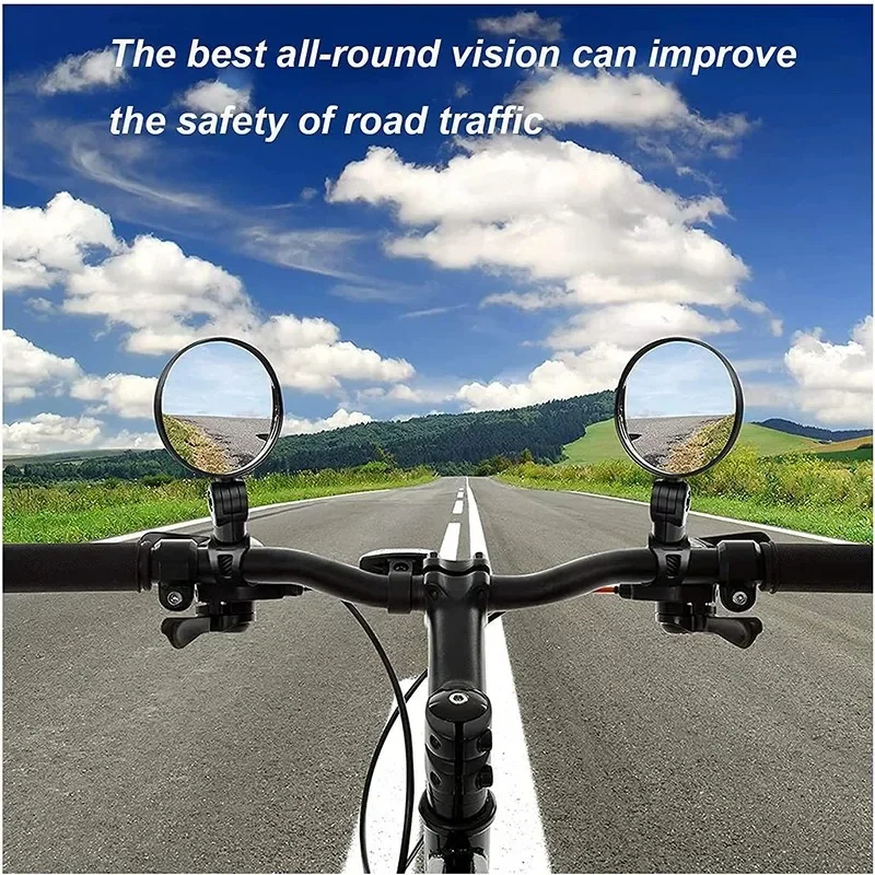 2-8pcs Bike Mirror, Bar End Bi - Mirror Handlebar Convex のレビューと価格