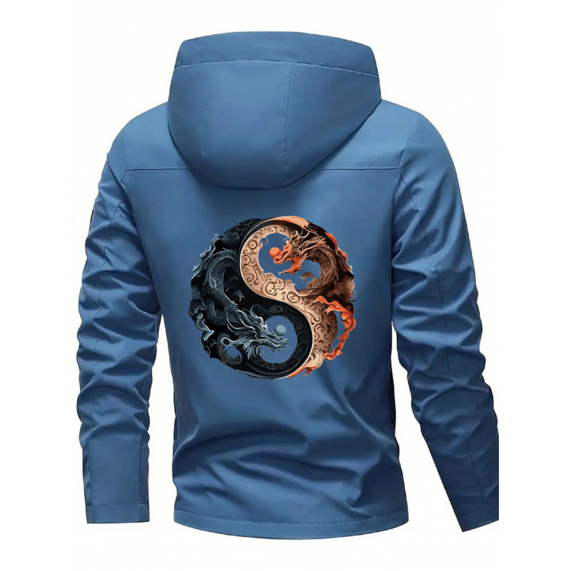 Men's Hooded Jacket - Zippered - Cycling Commute Jacket のレビューと価格