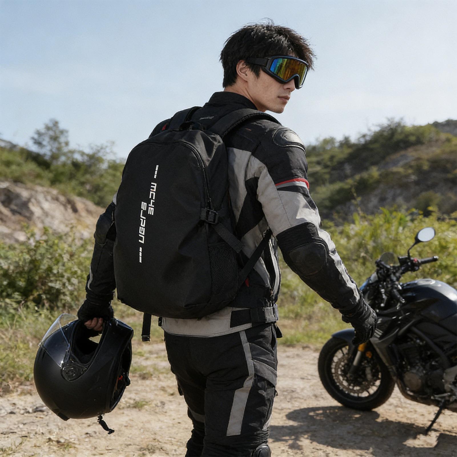 Backpack For Motorcycle Riders - Cycling Commuter Backpack Laptop のレビューと価格