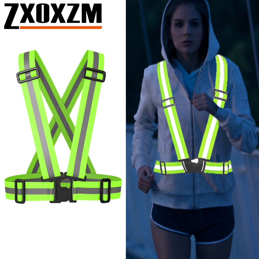 1Pcs Night Running Vest High V - Reflective Vest Cycling のレビューと価格