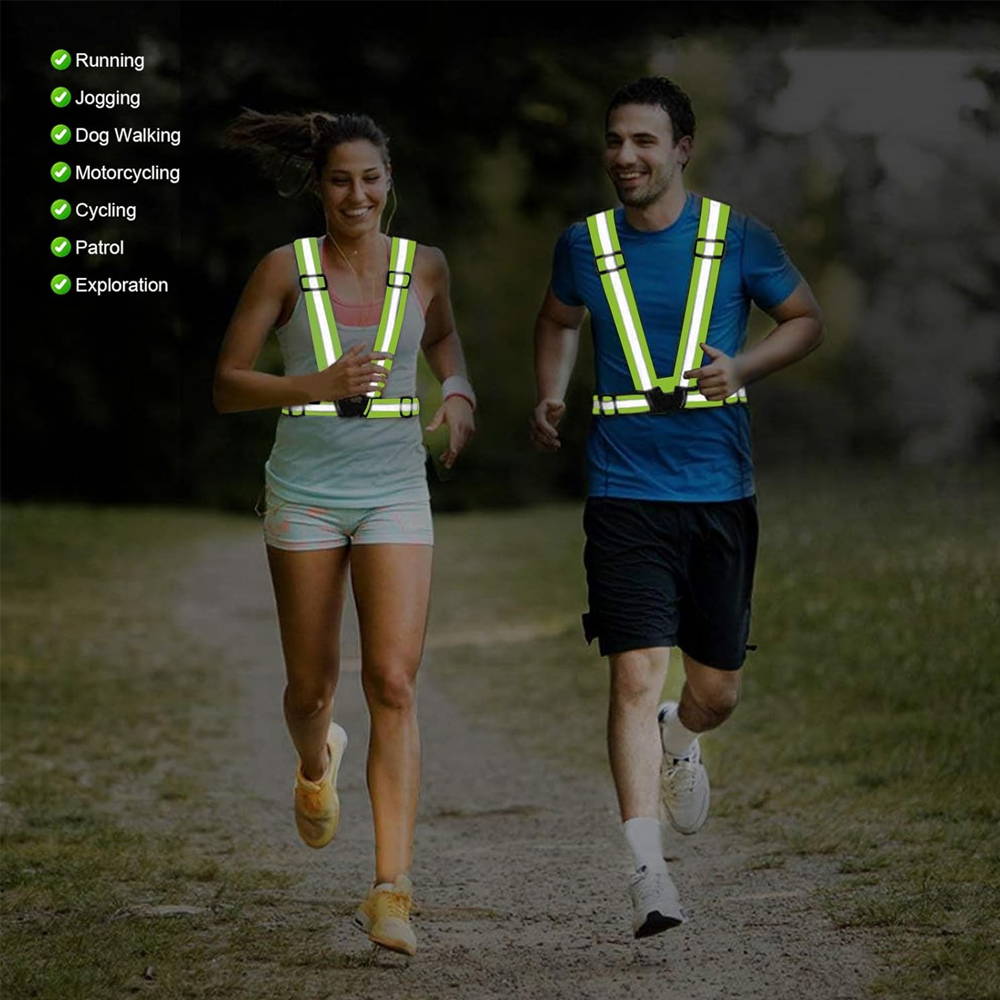 1Pcs Night Running Vest High V - Reflective Vest Cycling のレビューと価格
