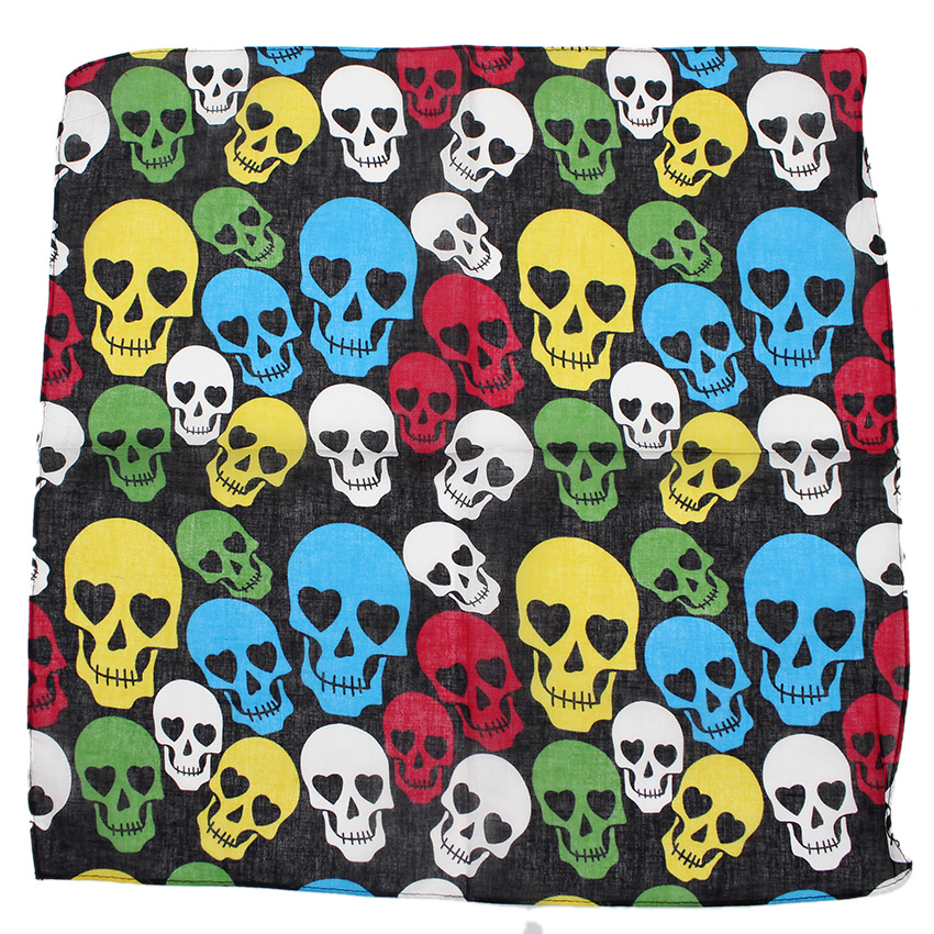 Skull Bandana Square Scarf 100 - Cycling Zones のレビューと価格