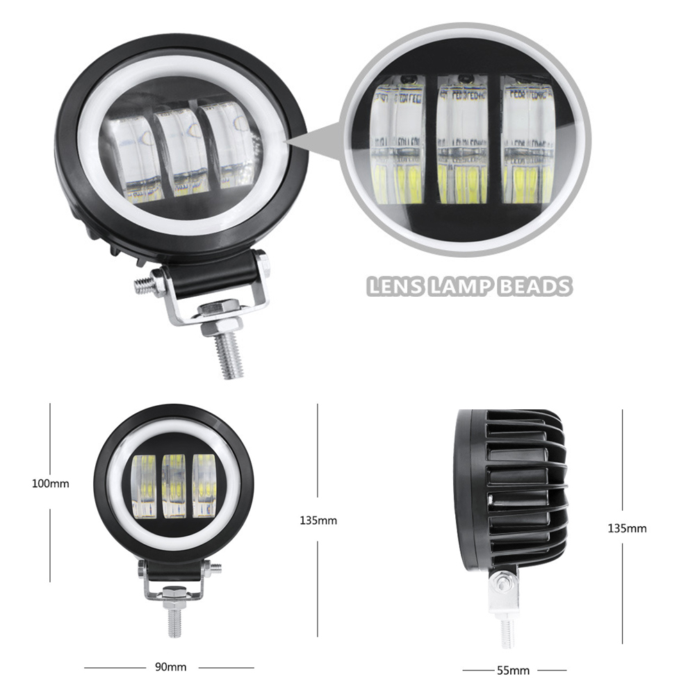 5 Inch Motorcycle Spotlight LE - Cycling Zones のレビューと価格