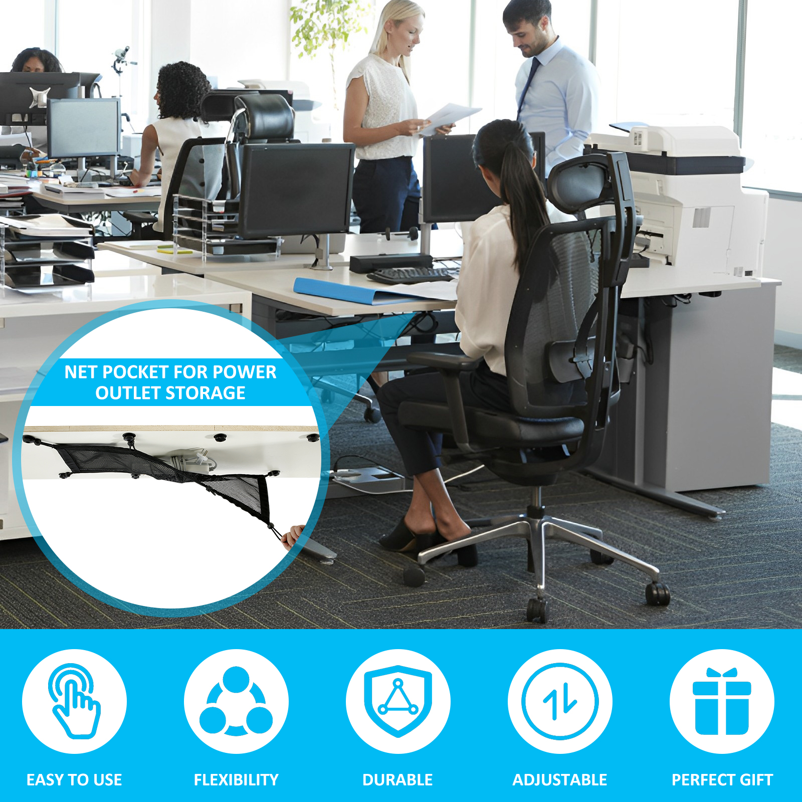 Cable Management Net Large Cap - Cable Lock Flexible のレビューと価格