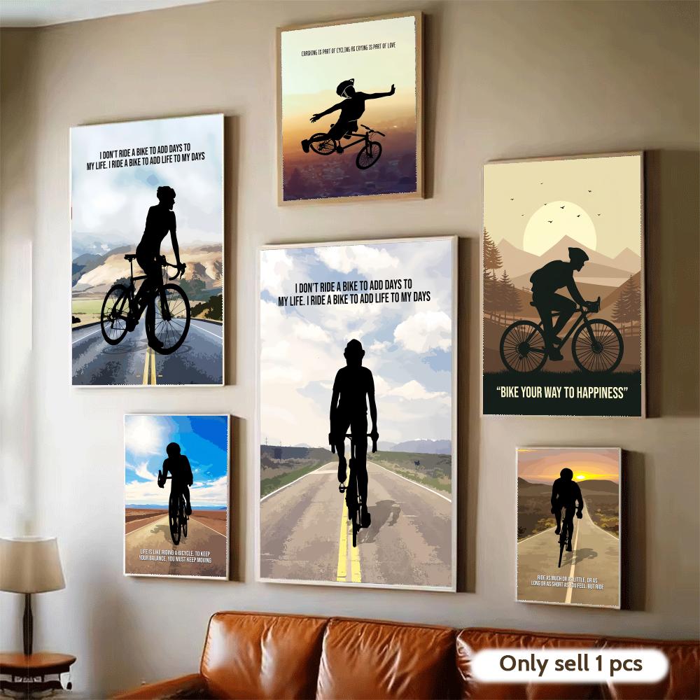 Cycling Motivation Quote Art P - Cycling Quote のレビューと価格