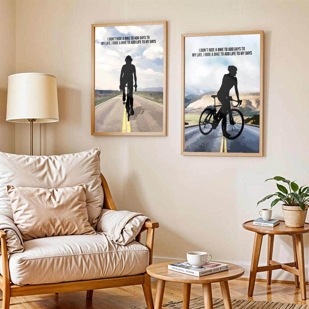 Cycling Motivation Quote Art P - Cycling Quote のレビューと価格