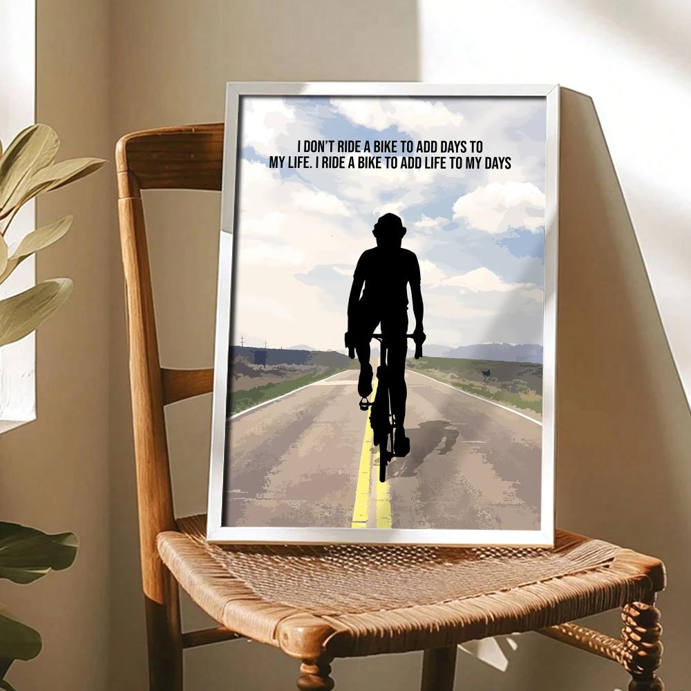 Cycling Motivation Quote Art P - Cycling Quote のレビューと価格