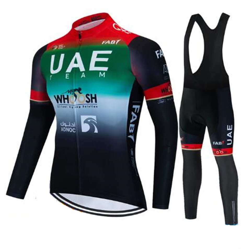 Uae Team Autumn Cycling Jersey - Cycling Commuter Clothing のレビューと価格