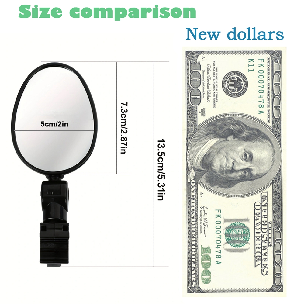 1/2PCS Bicycle Rearview Mirror - Cycling Zones のレビューと価格