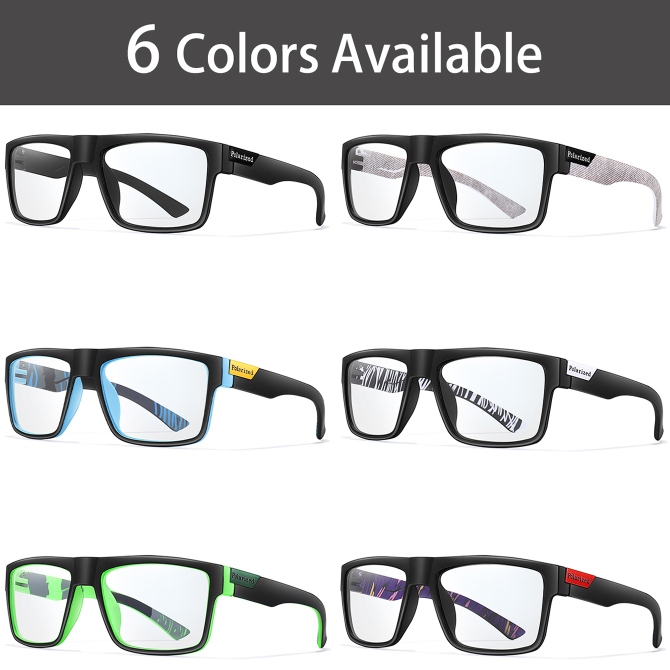 3-Pairs Classical Square Photo - Cycling Zones のレビューと価格
