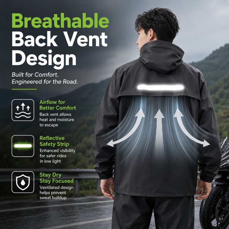 Unisex 2-Piece Waterproof Cycl - Cycling Commute Jacket のレビューと価格