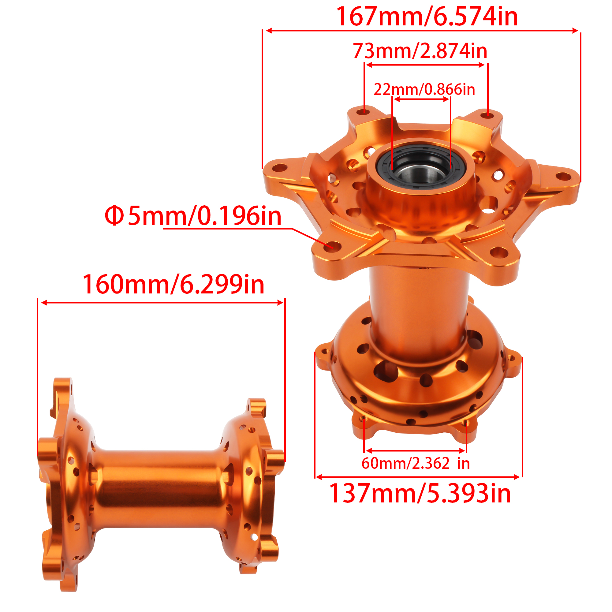For KTM Husqvarna GASGAS HUSAB - Dynamo Hub Front のレビューと価格
