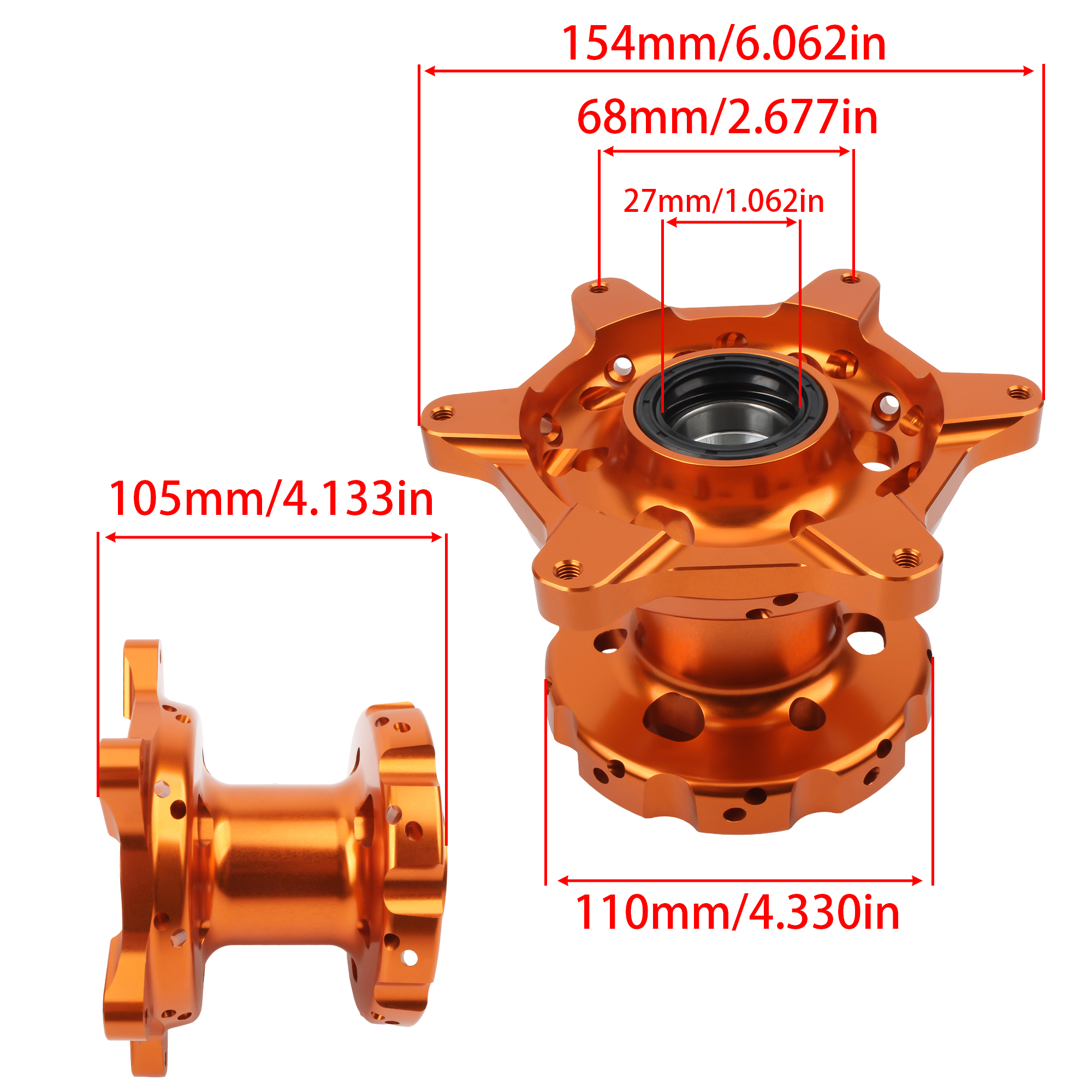 For KTM Husqvarna GASGAS HUSAB - Dynamo Hub Front のレビューと価格